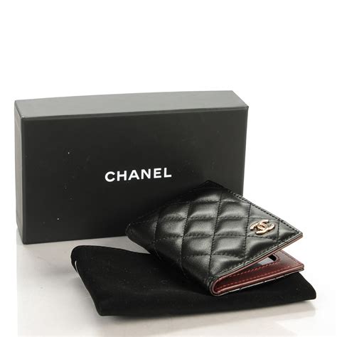 fashionphile Chanel lambskin wallet